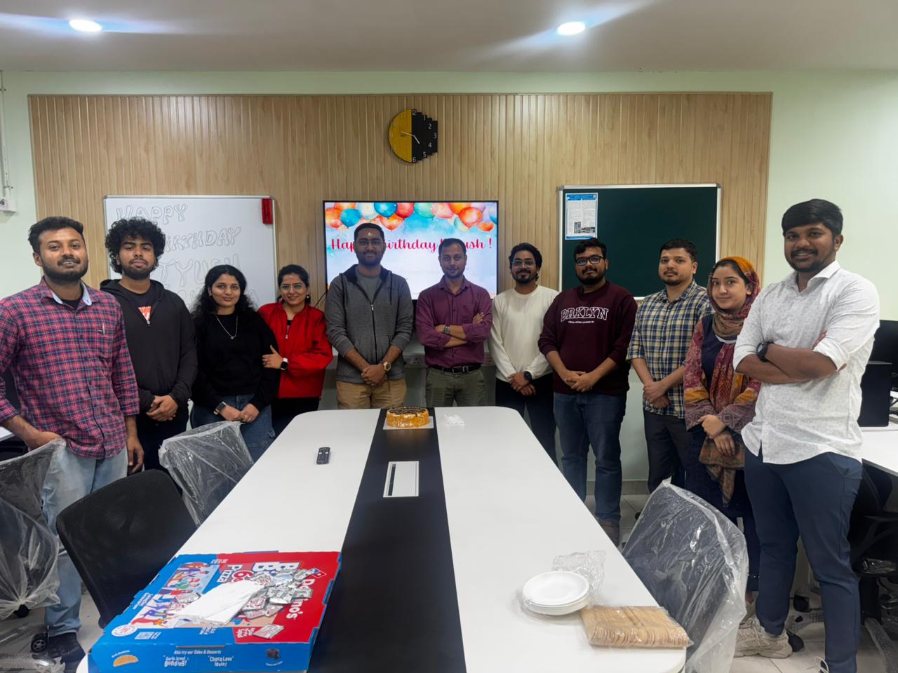 Birthday Celebration in Lab